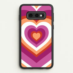 Lesbian Pride Heart  - Pride Phone Case for Galaxy S10e