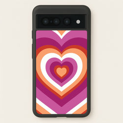 Lesbian Pride Heart  - Pride Phone Case for Google Pixel 7 Pro