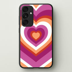 Lesbian Pride Heart  - Pride Phone Case for Galaxy A15