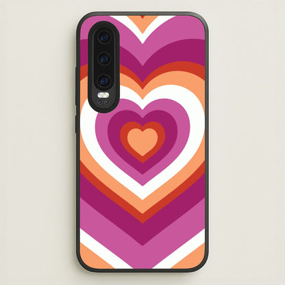 Lesbian Pride Heart  - Pride Phone Case for Huawei P30
