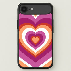 Lesbian Pride Heart Phone Case for iPhone 17 Air