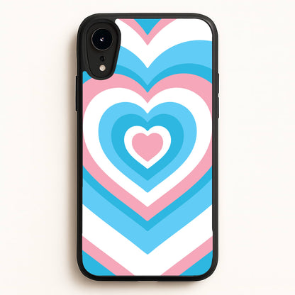 Trans Pride Heart  - Pride Phone Case for iPhone XR