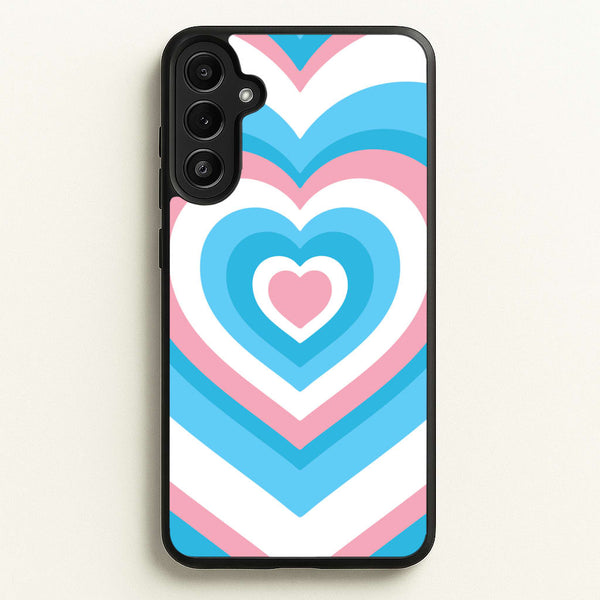 Trans Pride Heart  - Pride Phone Case for Galaxy A34