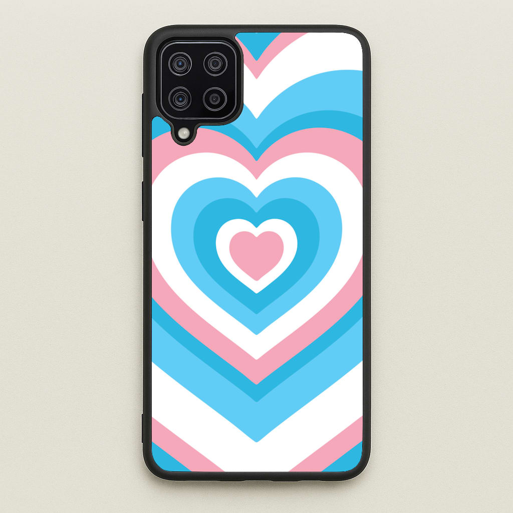 Trans Pride Heart  - Pride Phone Case for Galaxy A12
