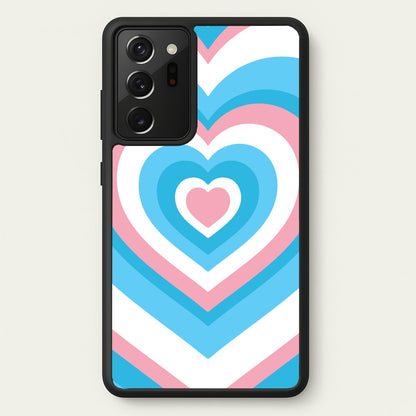 Trans Pride Heart  - Pride Phone Case for Galaxy Note 20 Ultra