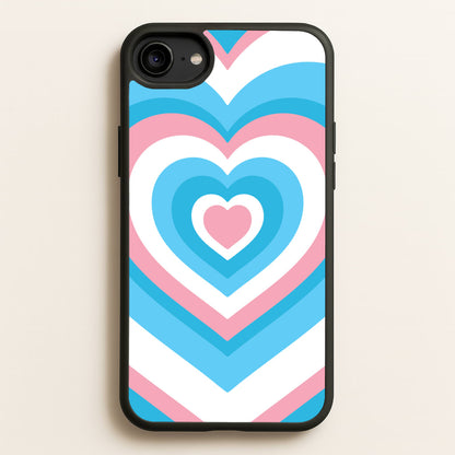 Trans Pride Heart  - Pride Phone Case for iPhone 6 / 7 / 8 / SE