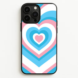 Trans Pride Heart  - Pride Phone Case for iPhone 13 Pro Max
