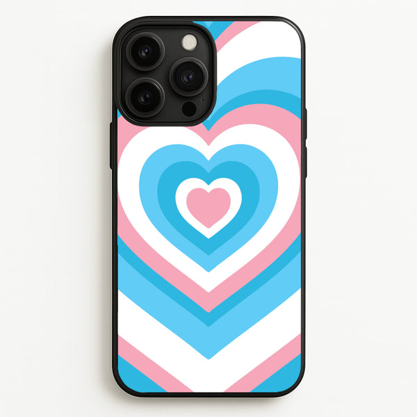 Trans Pride Heart  - Pride Phone Case for iPhone 13 Pro Max