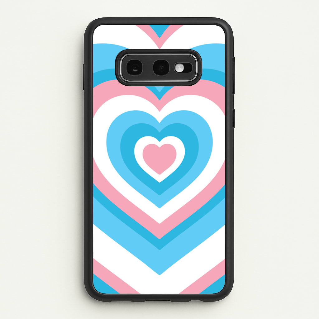 Trans Pride Heart  - Pride Phone Case for Galaxy S10e