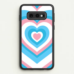 Trans Pride Heart  - Pride Phone Case for Galaxy S10e
