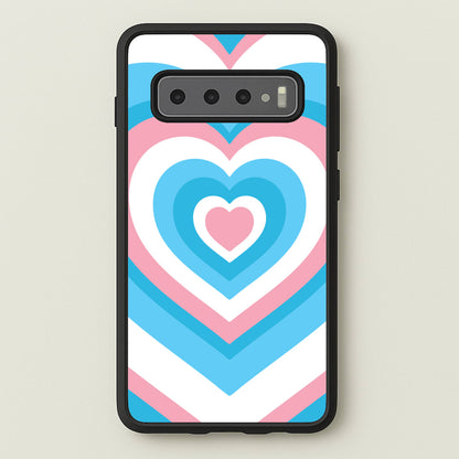 Trans Pride Heart  - Pride Phone Case for Galaxy S10