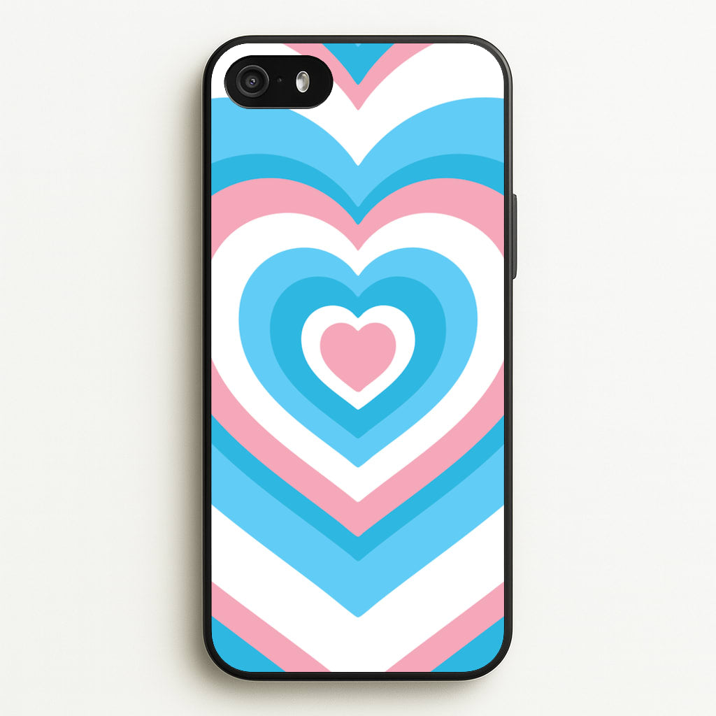 Trans Pride Heart  - Pride Phone Case for iPhone 5 / 5s / SE 2016