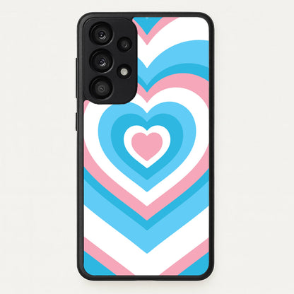 Trans Pride Heart  - Pride Phone Case for Galaxy A53