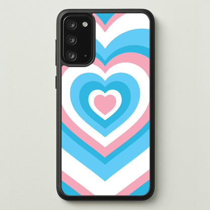 Trans Pride Heart  - Pride Phone Case for Galaxy Note 20