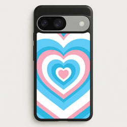 Trans Pride Heart  - Pride Phone Case for Google Pixel 9 / 9 Pro