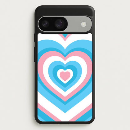 Trans Pride Heart  - Pride Phone Case for Google Pixel 9 / 9 Pro