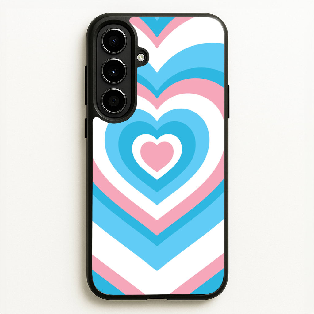 Trans Pride Heart  - Pride Phone Case for Galaxy A56