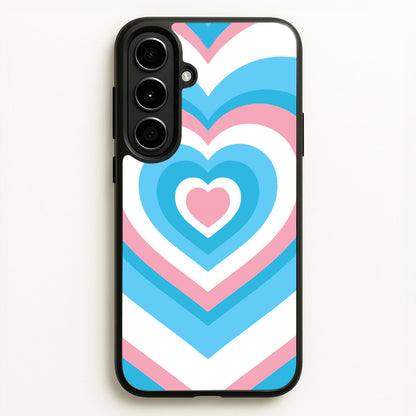 Trans Pride Heart  - Pride Phone Case for Galaxy A56
