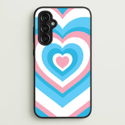 Trans Pride Heart  - Pride Phone Case for Galaxy A14