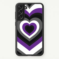 Asexual Pride Heart  - Pride Phone Case for Galaxy S22