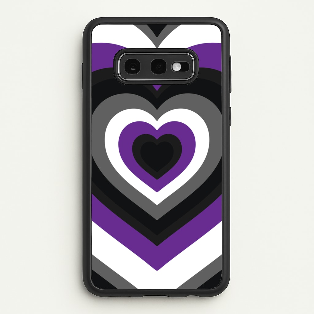 Asexual Pride Heart  - Pride Phone Case for Galaxy S10e