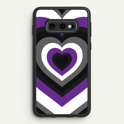Asexual Pride Heart  - Pride Phone Case for Galaxy S10e