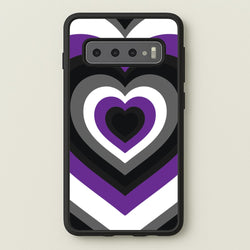 Asexual Pride Heart  - Pride Phone Case for Galaxy S10 Plus