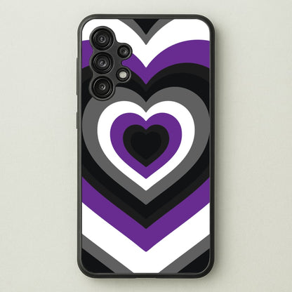 Asexual Pride Heart  - Pride Phone Case for Galaxy A13