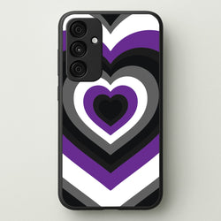 Asexual Pride Heart  - Pride Phone Case for Galaxy A35