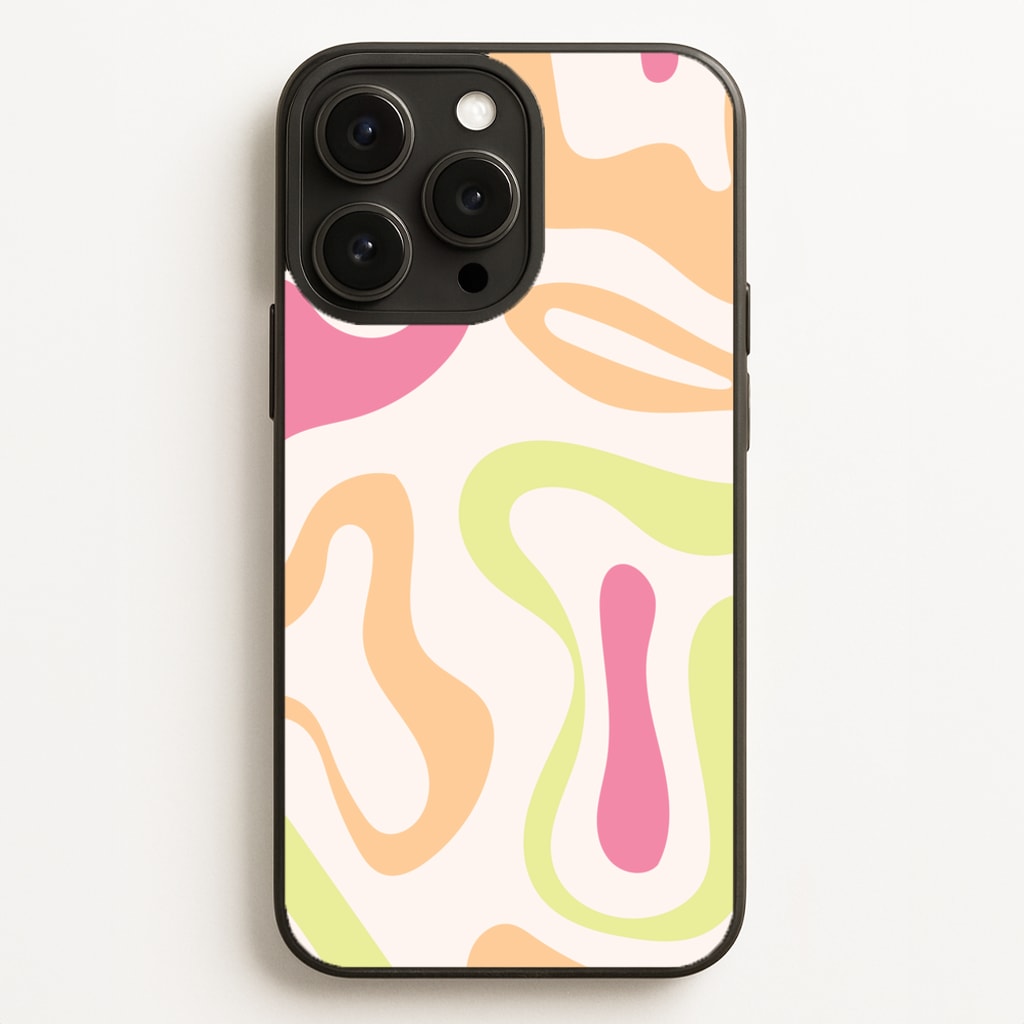 Pastel Shades Psychedelic Pattern Phone Case