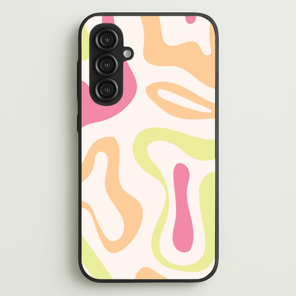 Pastel Shades Psychedelic Pattern  - Psychedelic Phone Case for Galaxy S23FE