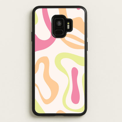 Pastel Shades Psychedelic Pattern  - Psychedelic Phone Case for Galaxy S9
