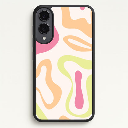 Pastel Shades Psychedelic Pattern  - Psychedelic Phone Case for Galaxy S25 Edge