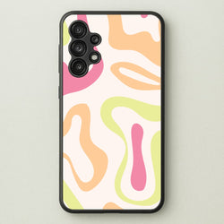 Pastel Shades Psychedelic Pattern  - Psychedelic Phone Case for Galaxy A13