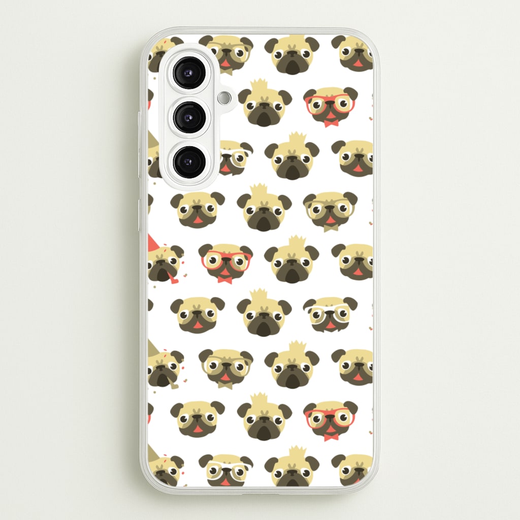 Pug Life - Pug Pattern  -  Phone Case for Galaxy A16