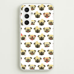 Pug Life - Pug Pattern  -  Phone Case for Galaxy S23FE