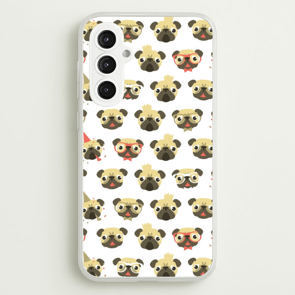 Pug Life - Pug Pattern  -  Phone Case for Galaxy S23FE