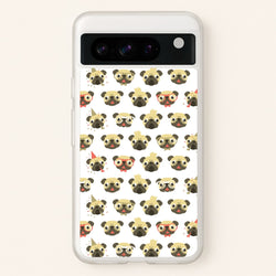 Pug Life - Pug Pattern  -  Phone Case for Google Pixel 8 Pro