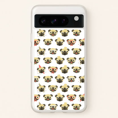 Pug Life - Pug Pattern  -  Phone Case for Google Pixel 8 Pro