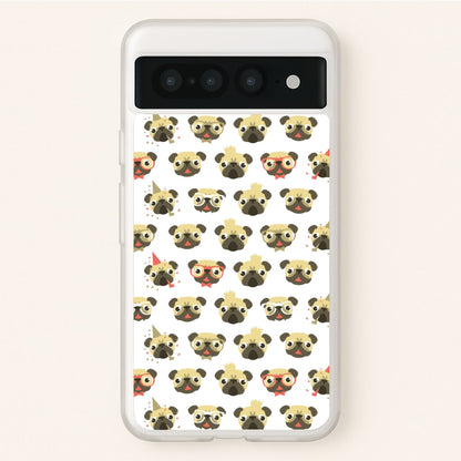 Pug Life - Pug Pattern  -  Phone Case for Google Pixel 7 Pro