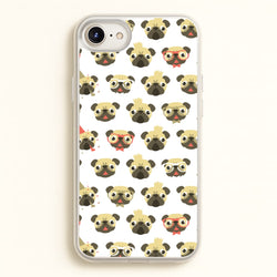 Pug Life - Pug Pattern  -  Phone Case for iPhone 6 Plus / 7 Plus / 8 Plus
