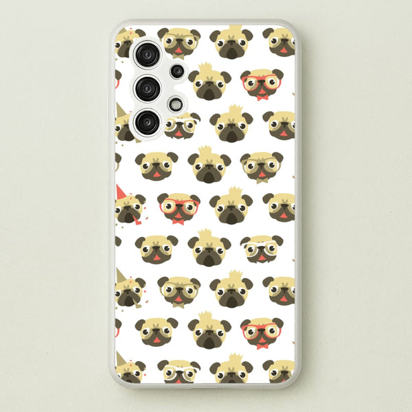 Pug Life - Pug Pattern  -  Phone Case for Galaxy A13