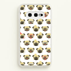 Pug Life - Pug Pattern  -  Phone Case for Galaxy S10e