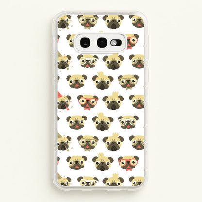 Pug Life - Pug Pattern  -  Phone Case for Galaxy S10e