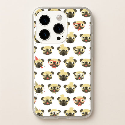 Pug Life - Pug Pattern  -  Phone Case for iPhone 15 Pro Max