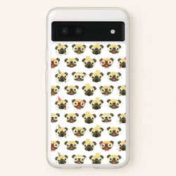 Pug Life - Pug Pattern  -  Phone Case for Google Pixel 6a