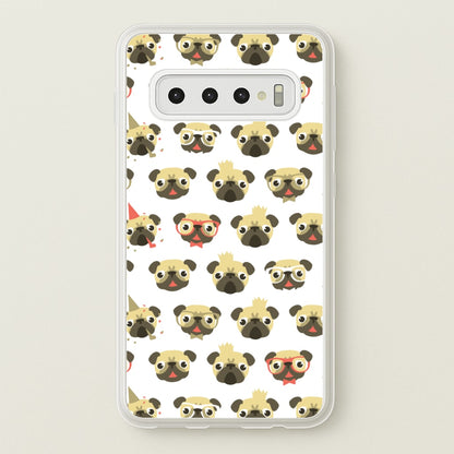 Pug Life - Pug Pattern  -  Phone Case for Galaxy S10