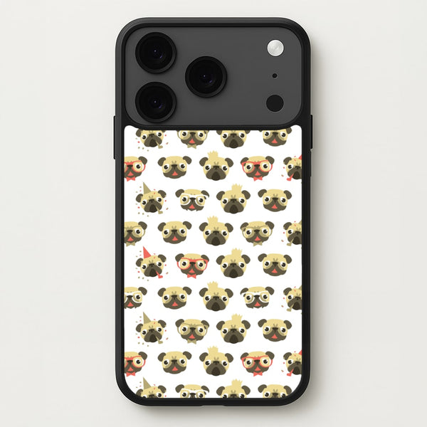 Pug Life - Pug Pattern Phone Case for iPhone 17 Pro Max