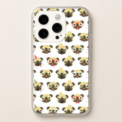 Pug Life - Pug Pattern  -  Phone Case for iPhone 15 Pro