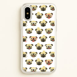 Pug Life - Pug Pattern  -  Phone Case for iPhone X / XS